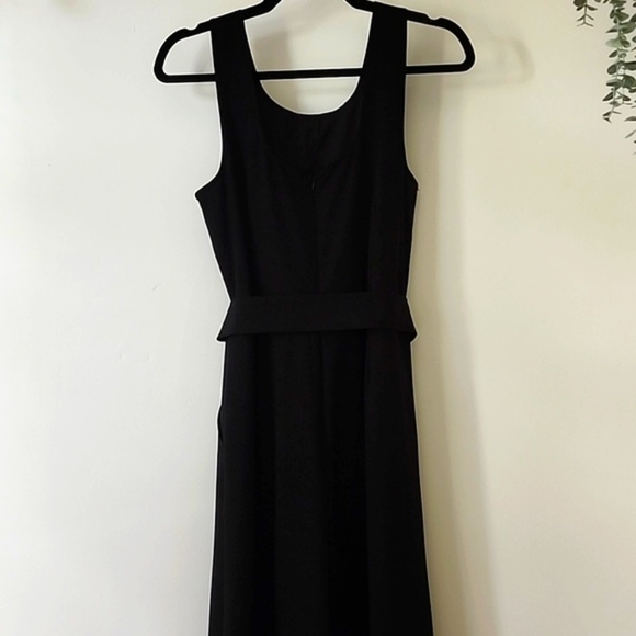 Frank & Oak Straight Leg Gabardine Jumpsuit Black - Picture 7 of 10